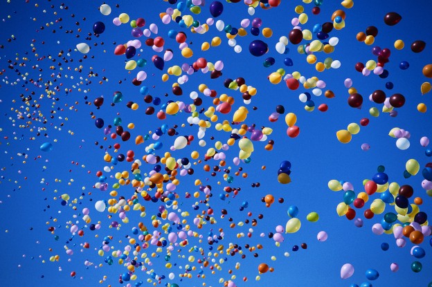 Balloons in Sky