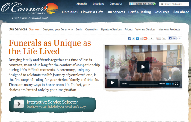 Funeral Home Website