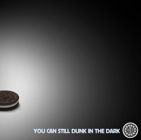 Here’s a classic example of newsjacking, from Oreo. They turned the power outage at the 2013 Superbowl into a humorous way to entertain and connect with their audience.