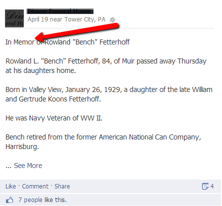 funeral social media mistakes