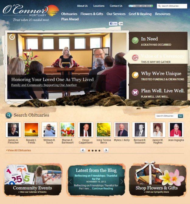 Funeral Home Website