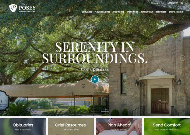 Posey Funeral Directors-Homepage Video