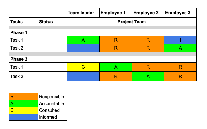 raci chart template